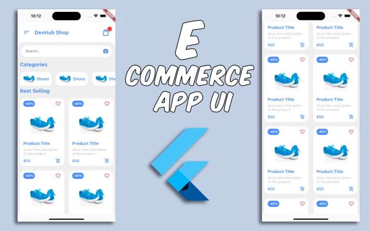 Flutter: Create an E-Commerce Home Page UI