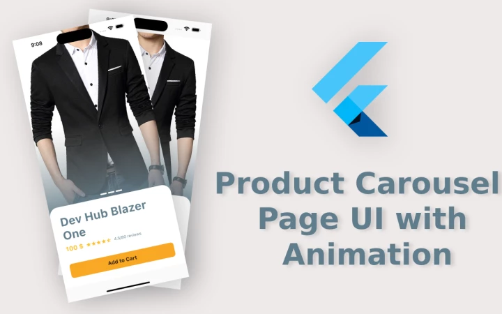Flutter: E-Commerce Product Carousel Page UI with Animation