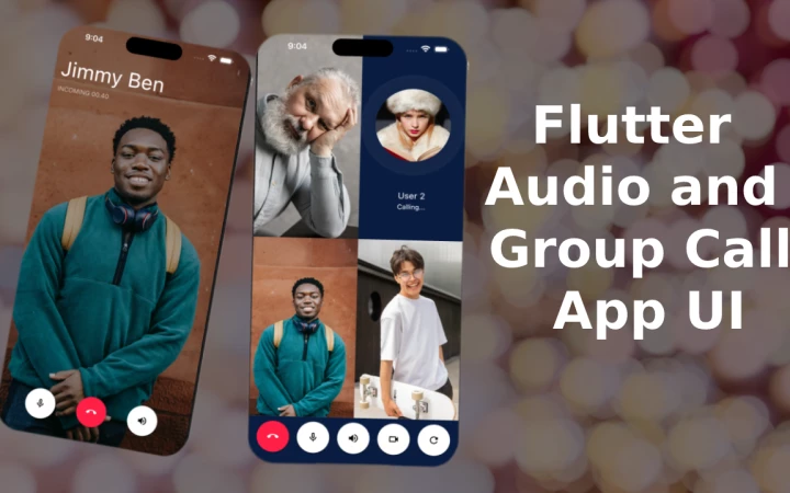 Flutter: Create Audio and Group Call App UI