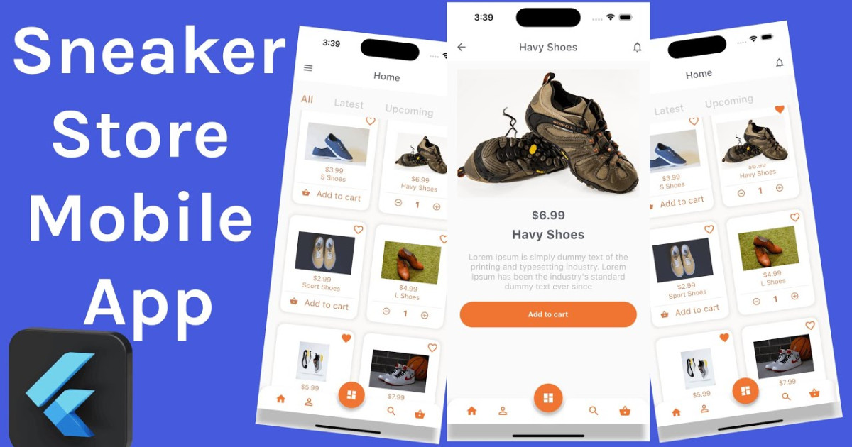 Build a Sneaker Store Mobile App  With Navigation animation | Devhubspot